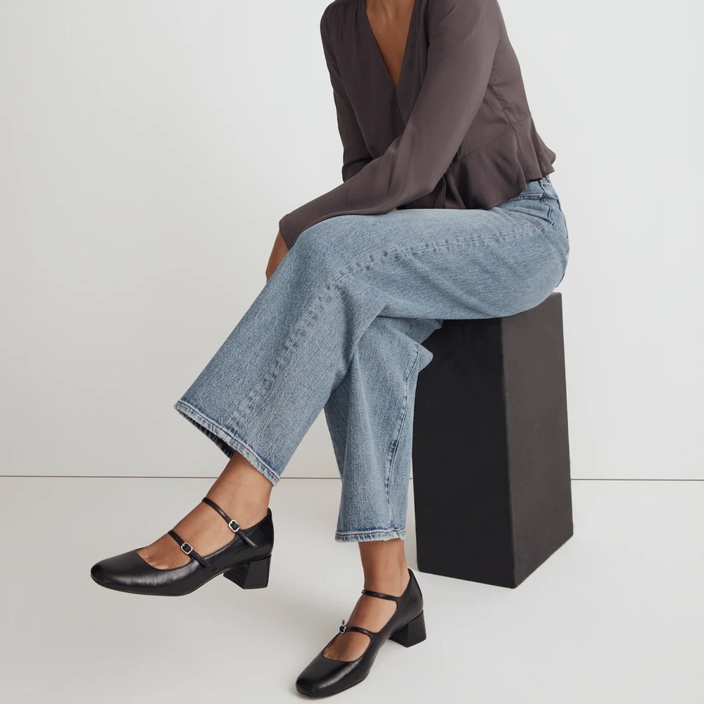 Madewell The Nettie Heeled Mary Jane
